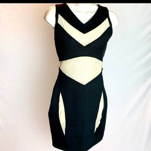WOW couture Black and Nude Dress